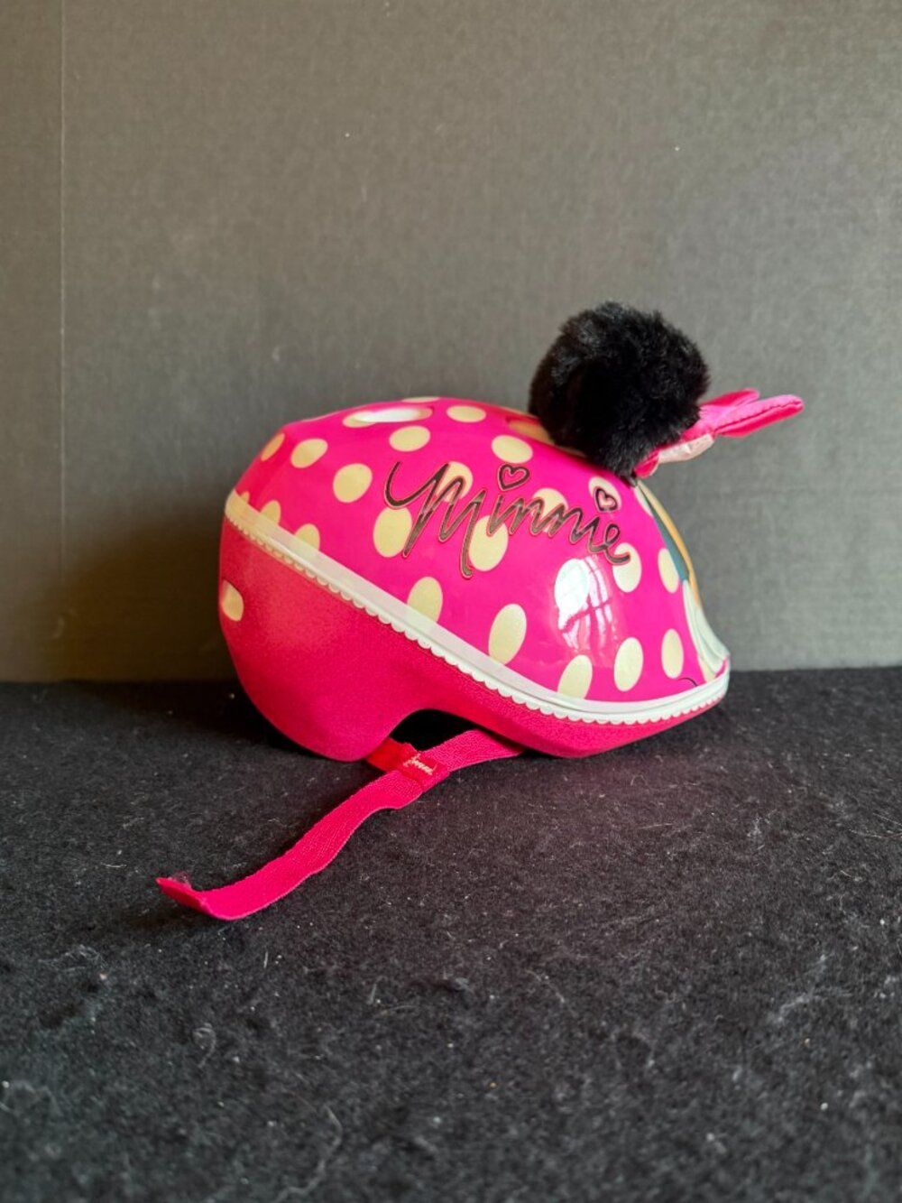 Bell Disney Minnie Mouse Pom-Pom Ears Toddler Bike Helmet - Picture 2 of 10